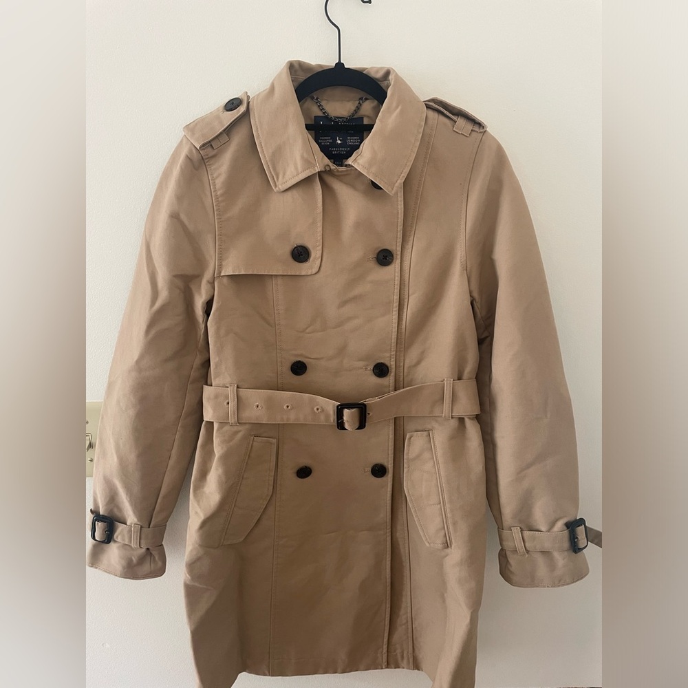 Jack Wills Tan Trench Coat